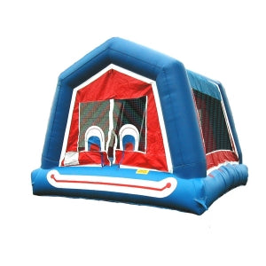 Clown Face Moon Bounce House