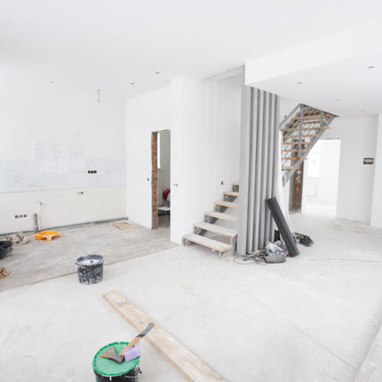 Contractor RentalsA room being renovated.